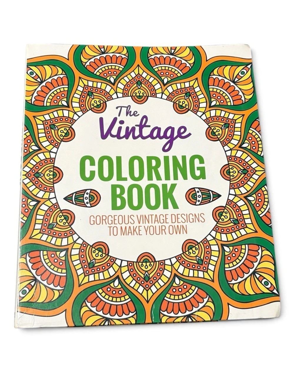 The Vintage Coloring Book: Gorgeous Vintage Designs to Make